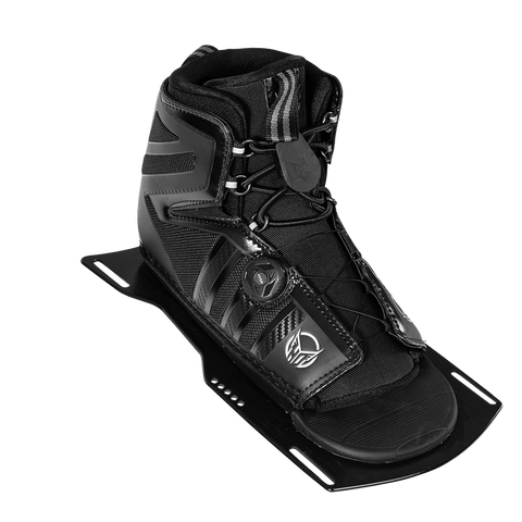 HO STANCE 130 ATOP REEL LACING SYSTEM Front Plate Water Ski Binding - Black