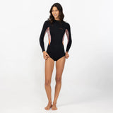 O'NEILL Women's Bahia 2mm Long Sleeve Mid Spring Suit Back Zip 2026/27 - Tangerine Tile