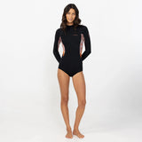 O'NEILL Women's Bahia 2mm Long Sleeve Mid Spring Suit Back Zip 2026/27 - Tangerine Tile