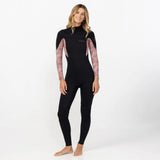 O'Neill Women's Bahia 3/2mm Steamer Chest Zip Wetsuit 2027 - Tangerine Tile