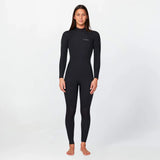 O'Neill Women's Bahia 3/2mm Steamer Back Zip Wetsuit 2027 - Black
