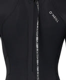 O'Neill Women's Bahia 3/2mm Steamer Back Zip Wetsuit 2025 - Black