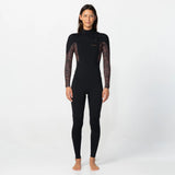 O'Neill Women's Bahia 4/3mm Chest Zip Steamer Wetsuit 2026 - Terra Weave