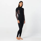 O'Neill Women's Bahia 4/3mm Chest Zip Steamer Wetsuit 2026 - Terra Weave