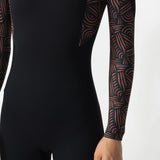 O'Neill Women's Bahia 4/3mm Chest Zip Steamer Wetsuit 2026 - Terra Weave