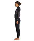 O'NEILL Women's Bahia 4/3mm Steamer Chest Zip Wetsuit 2023 - Black Night Reef