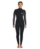 O'NEILL Women's Bahia 4/3mm Steamer Chest Zip Wetsuit 2023 - Black Night Reef