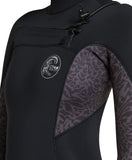 O'NEILL Women's Bahia 4/3mm Steamer Chest Zip Wetsuit 2023 - Black Night Reef