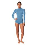 O'NEILL Women's Bahia Mid 2mm Spring Suit Long Arm Long 2025 - Check Mosaic