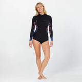O'NEILL Women's Bahia 2mm Long Sleeve Mid Spring Suit Back Zip 2026 - Tropic Texta