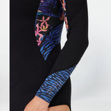 O'NEILL Women's Bahia 2mm Long Sleeve Mid Spring Suit Back Zip 2026 - Tropic Texta