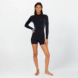O'NEILL Women's Bahia 2mm Long Sleeve Boyleg Spring Suit Back Zip 2026 - Jungle Surf
