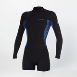 O'NEILL Women's Bahia 2mm Long Sleeve Boyleg Spring Suit Back Zip 2026 - Jungle Surf