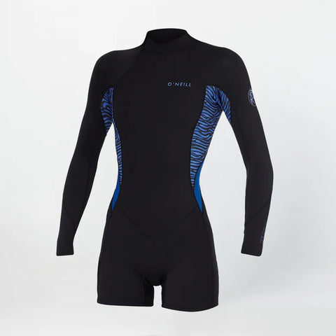 O'NEILL Women's Bahia 2mm Long Sleeve Boyleg Spring Suit Back Zip 2026 - Jungle Surf