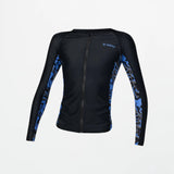 O'Neill Women's Bahia Front Zip Long Sleeve Rash Vest 2026/27 - Seawater Floral