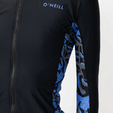 O'Neill Women's Bahia Front Zip Long Sleeve Rash Vest 2026/27 - Seawater Floral