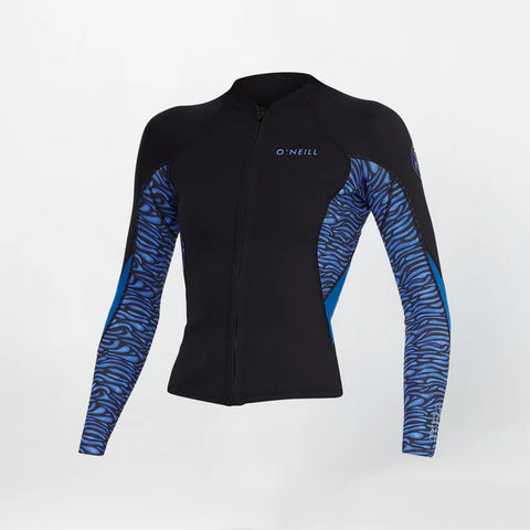 O'NEILL Women's Bahia Full Zip Wetsuit Jacket 1.5mm 2026 - Jungle Surf
