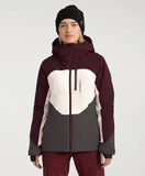 O'Neill Carbonite Ladies Jacket 2024 - Windsor Wine Colour Block