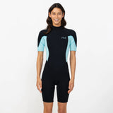 O'NEILL Women's Reactor 2mm Short Sleeve Spring Suit Back Zip 2026/27 - Bright Blue
