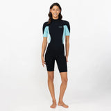 O'NEILL Women's Reactor 2mm Short Sleeve Spring Suit Back Zip 2026/27 - Bright Blue