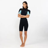 O'NEILL Women's Reactor 2mm Short Sleeve Spring Suit Back Zip 2026/27 - Bright Blue