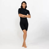 O'NEILL Women's Reactor 2mm Short Sleeve Spring Suit Back Zip 2026/27 - Black