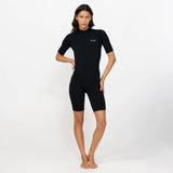O'NEILL Women's Reactor 2mm Short Sleeve Spring Suit Back Zip 2026/27 - Black