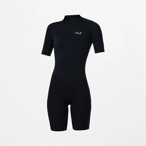 O'NEILL Women's Reactor 2mm Short Sleeve Spring Suit Back Zip 2026/27 - Black