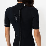 O'NEILL Women's Reactor 2mm Short Sleeve Spring Suit Back Zip 2026/27 - Black