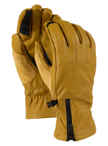 Burton AK Leather Tech Gloves 2023 - Rawhide