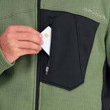 Spyder Bandit Full Zip Mens Fleece Jacket 2023 - Pine