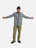 Burton Favorite Long Sleeve Flannel 2025 - Stout White Buffalo Plaid