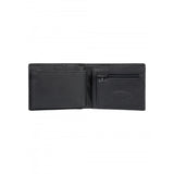 QUIKSILVER GUTHERIE IV LEATHER WALLET - BLACK