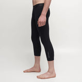 Le Bent Mens Core 200 3/4 Bottom Base Layer - Black 2024