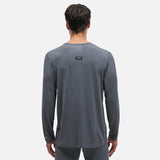 Le Bent Mens Core 200 Crew Base Layer - Petrol Grey