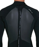O'Neill Defender 3/2mm Back Zip Steamer Wetsuit 2024 - Black