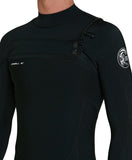 O'Neill Defender 3/2mm Chest Zip Steamer Wetsuit 2023 - Black