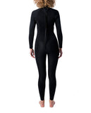 Peak Womens Energy 3/2mm GBS Back Zip Wetsuit Steamer - Black/Black