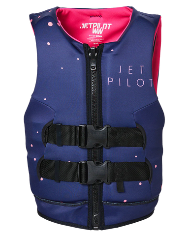 JETPILOT Girls Wings Cause Youth Vest - Navy 2023