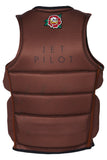 Jetpilot X1 Boys Sublimated Youth Neo Vest 2023 - Coffee