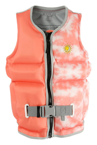 Jetpilot X1 Girls Youth Neo Vest 2023 - Peach