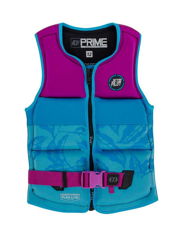 Jetpilot Prime Seg Youth Vest Plum/Blue