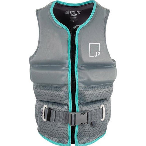 Jetpilot X1 Girls Youth Neo Vest - Light Grey