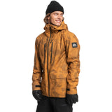 Quiksilver Carlson Stretch Quest Technical Snow Jacket 2023 - Buckthorn Brown Fade Out Camo