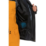 Quiksilver Mission Printed Block Technical Snow Jacket 2023 - Thru Black Quiet Storm