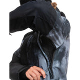 Quiksilver Mission Printed Block Technical Snow Jacket 2023 - Thru Black Quiet Storm