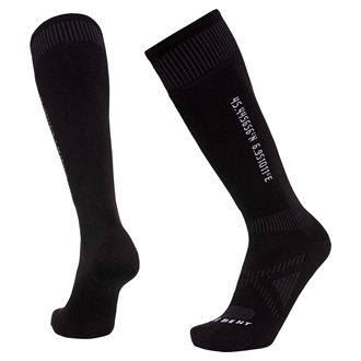 Le Bent Core Ultra Light Snow Sock - Black 2024