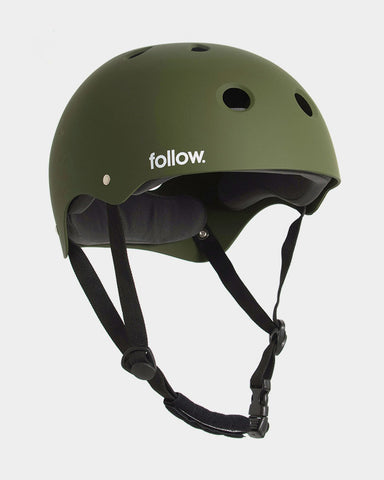 FOLLOW Safety First WAKEBOARD HELMET - OLIVE