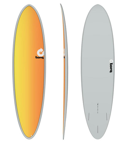 Torq Mod Fun Fade- 7'2 "Yellow-Orange/Grey"