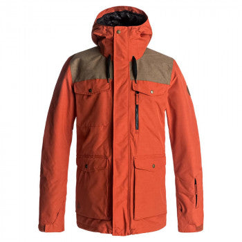 Quiksilver Men's Raft Jacket - Ketchup Red